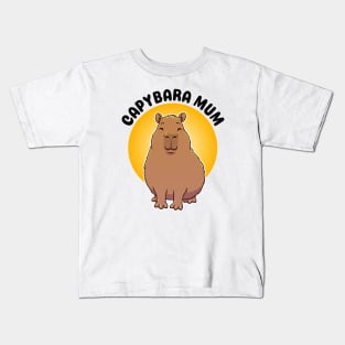 Capybara Mum Kids T-Shirt